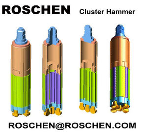 Riesiges Hammer-Gebrauchsstrommast-Gruppen-Bohrgerät für stellt elektrische Pole-Sockel im Hardrock her